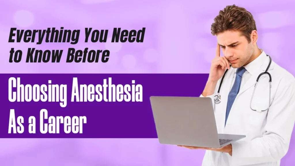 anaesthesia residency